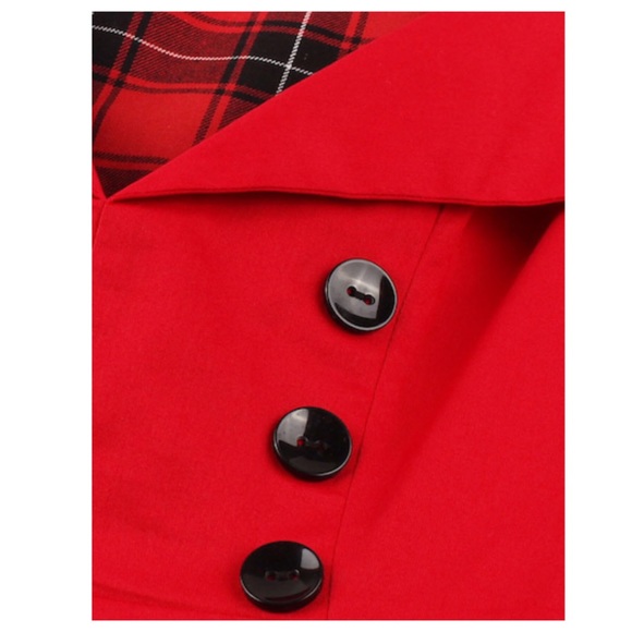 ➕ Vintage Style Fit & Flare Dress - Picture 5 of 6